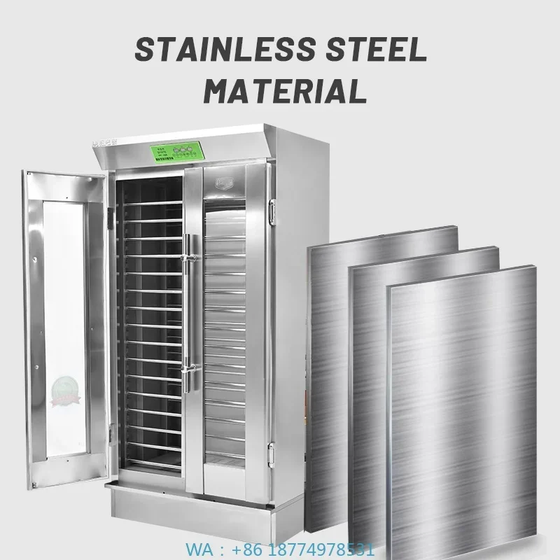 

Retarder Proofer 2 Door Stainless Steel Fermentation Cabinets32 Trayers Dough Fermentation Proofer