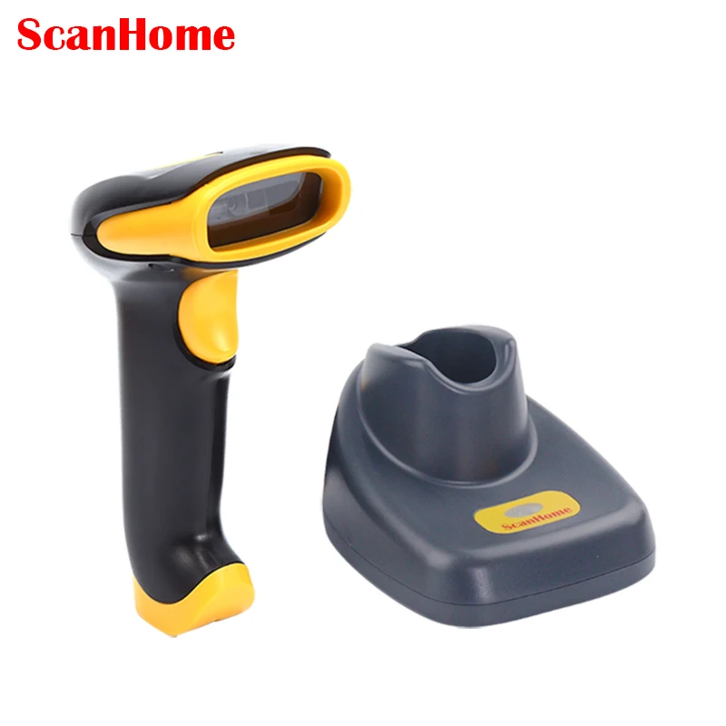ScanHome Wireless Barcode Scanner 2D QR PDF417 CMOS 433MHz Handheld Barcode Scanner SH-4120