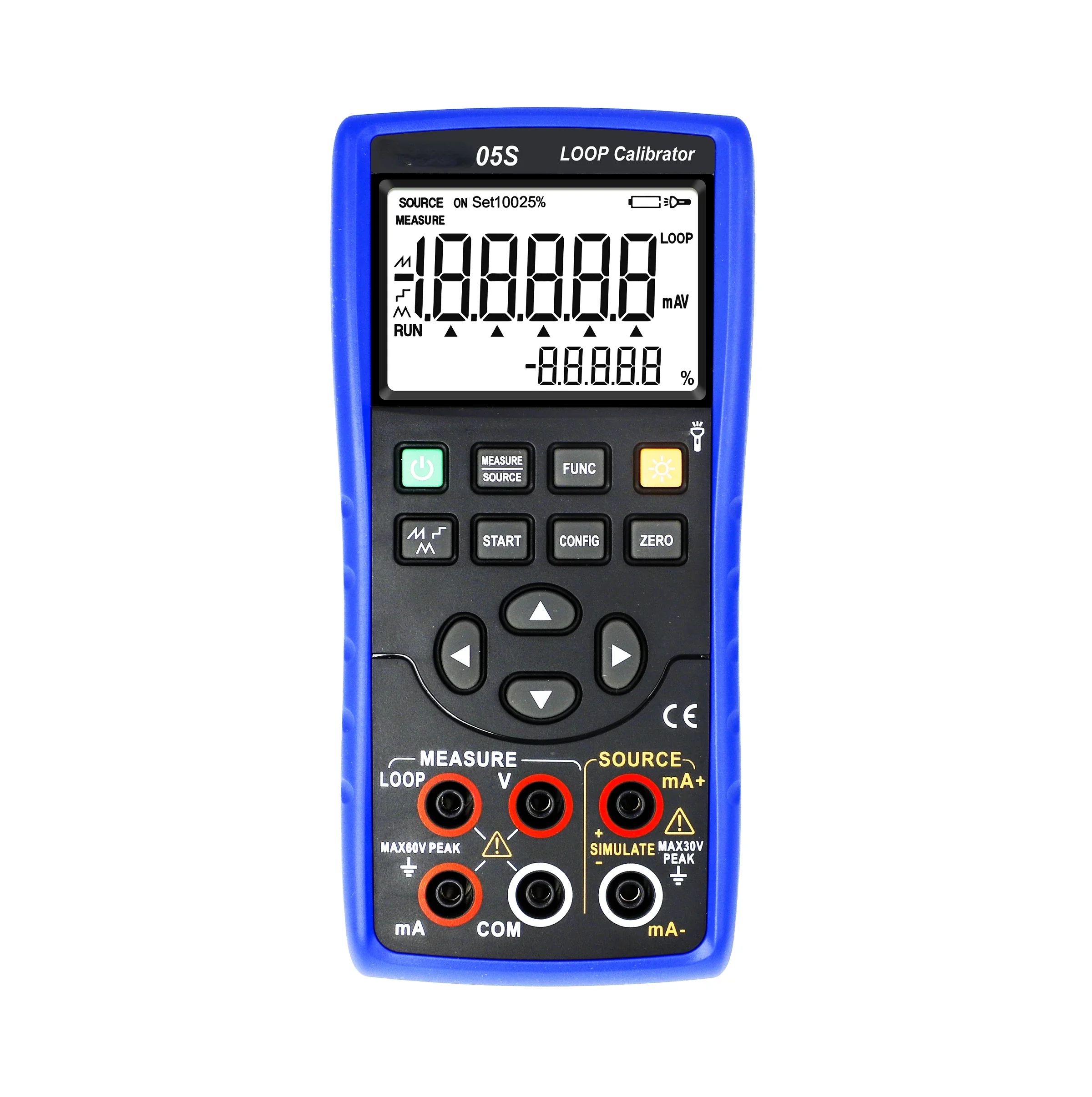 DECCA 05S Loop Calibrator High Precision Voltage Current Simulation Transmitter Handheld Automatic Signal Generator