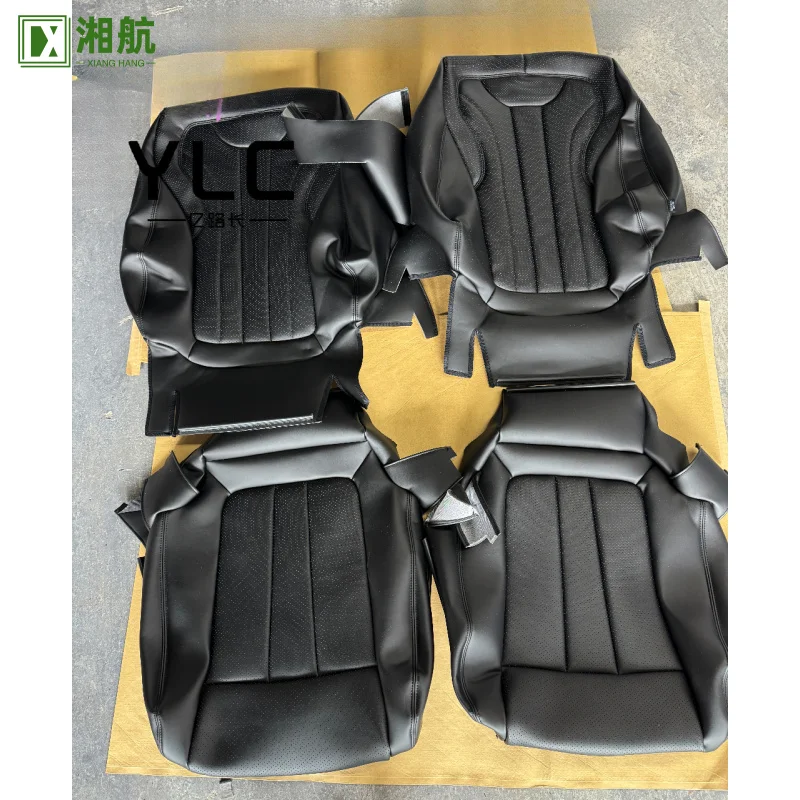 

Подходит для BMW X1 Skoda Fabia 2, аксессуары, универсальные кожаные чехлы на автомобильные сиденья из наппа, полный комплект