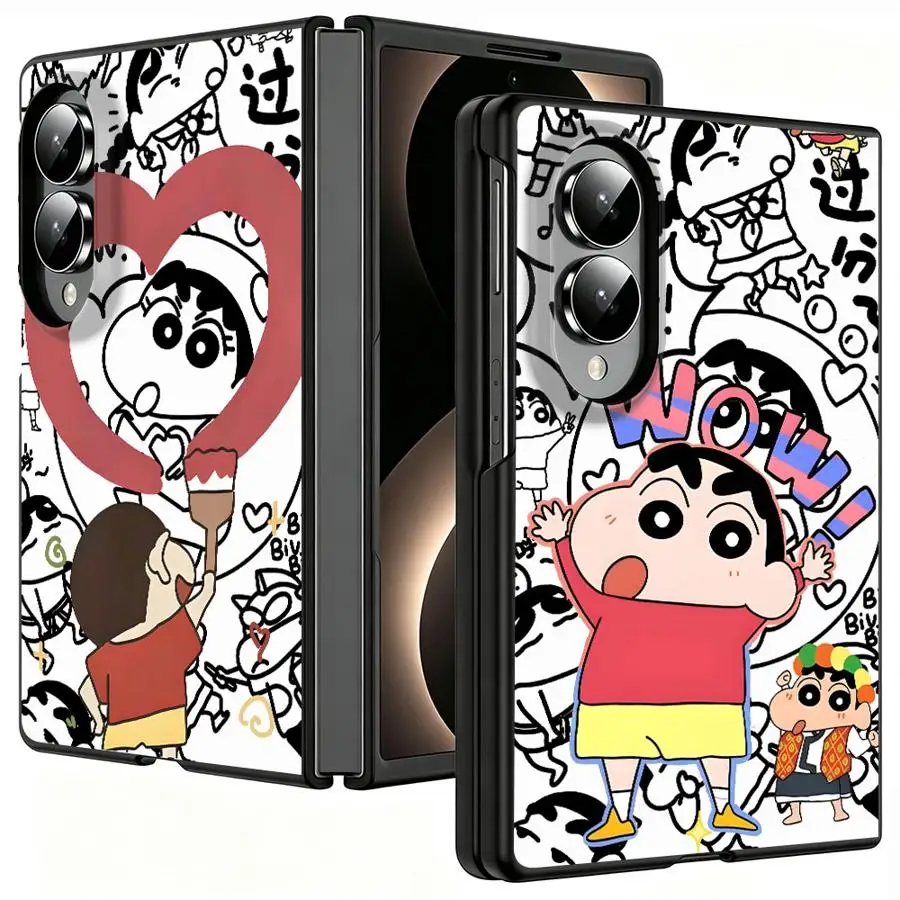 Case for Samsung Galaxy ZFold Wide Z Fold 8 Z Fold8 Wide ZFold8 Phone Shell Cool Crayon Shin Chan