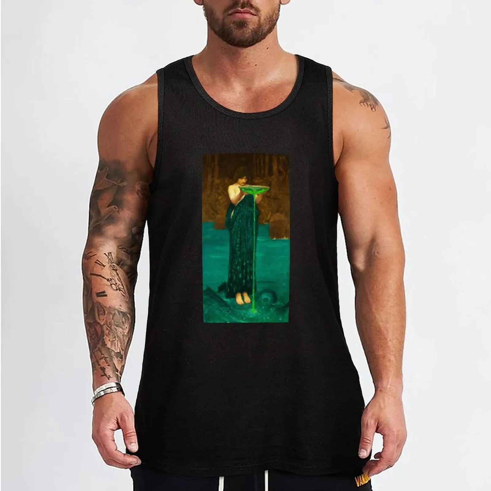 John William Waterhouse Circe Invidiosa Tank Top gym clothes man Clothing basketball clothing