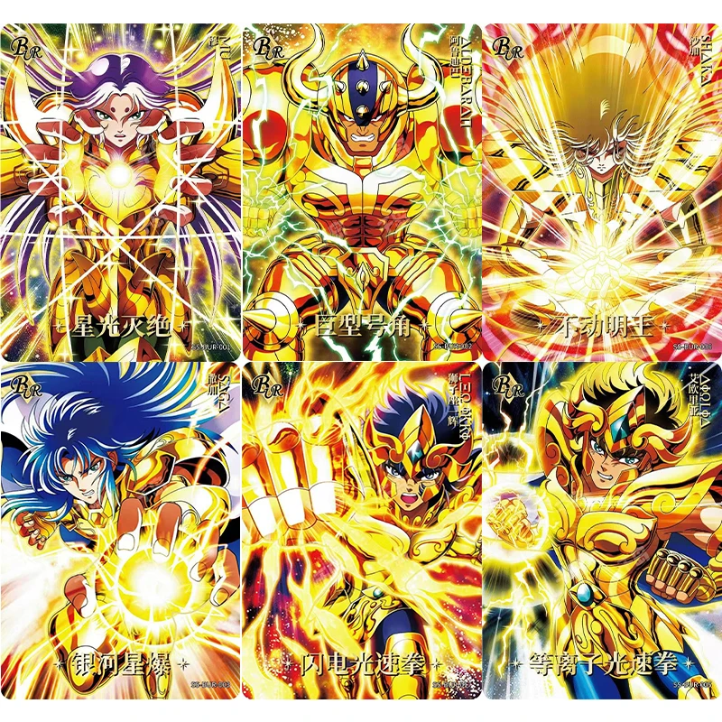 KAYOU Genuine Saint Seiya Series 3 Version BUR Holy Cloak Awakening Single Card Full Set Rare Anime Collection Card Kid Toy Gift