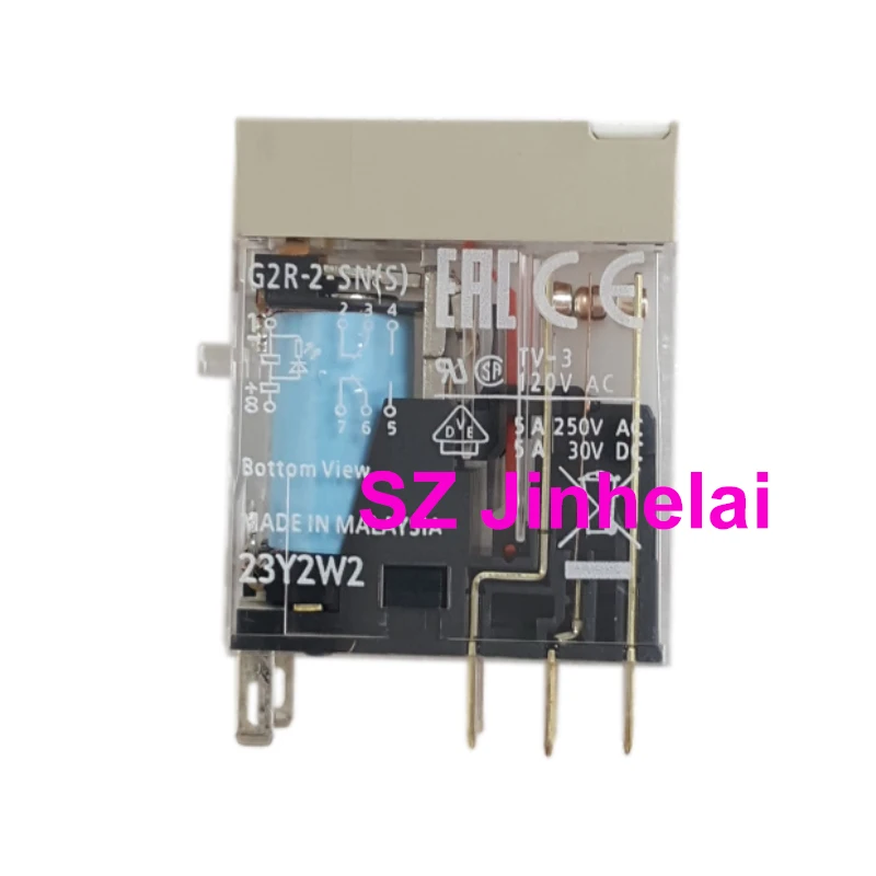 10pcs Authentic Original Omron G2R-2-SN DC24(S)  AC220(S) AC110(S) Intermediate Relay 8pin G2R-2-SN(S) 24VDC 220VAC 110VAC