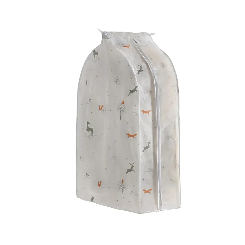 Leisure Style Clothing Dust Cover Batch Transparent PEVA Three-dimensional Hanging Bag Wardrobe Coat Hanging Bag