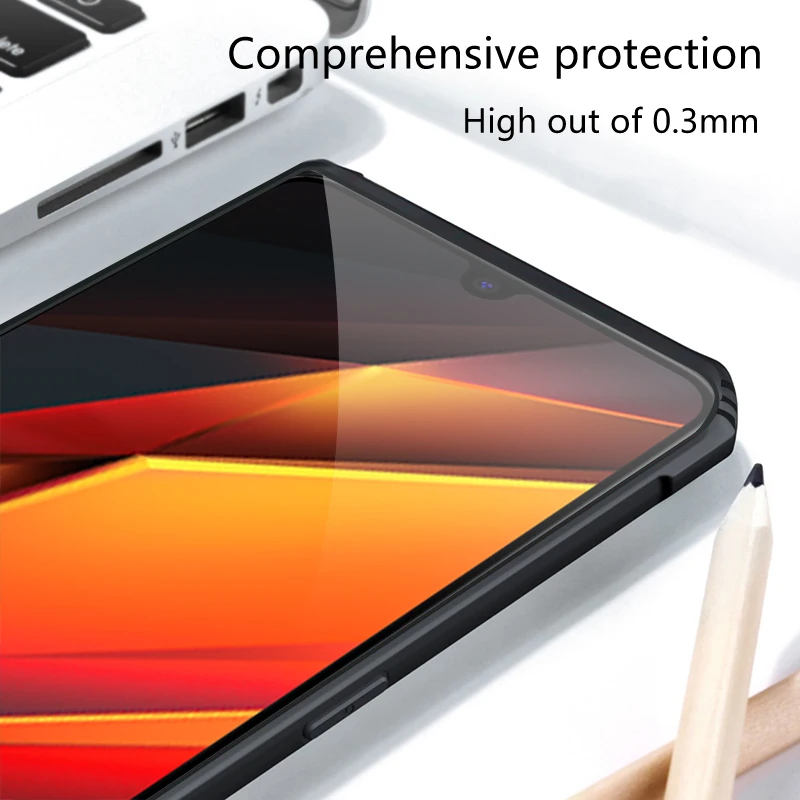 Rzants For Tecno Pova 4 Pro Case Hard [Blade] Shockproof Slim Crystal Clear Cover funda Casing