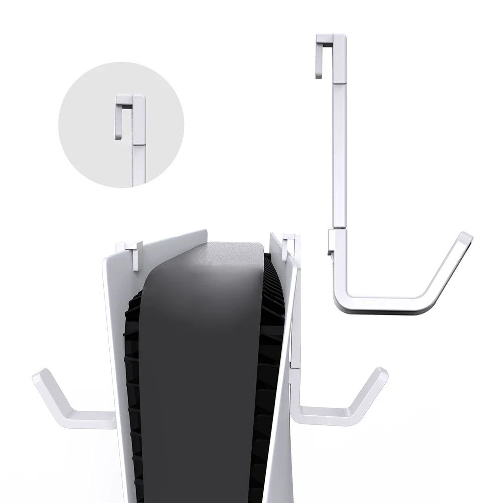 Gaming Headset Controller Hook Holder Space Saving Headset Controller Haning Hook Display Stand for PS5/PS5 Slim