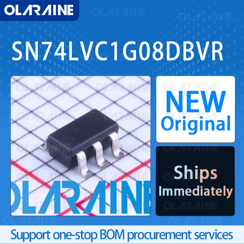 10/50/100Pcs SN74LVC1G08DBVR SOT-23-5 original ic chip Logic gates RoHS 1 Output Voltage 5.5 V