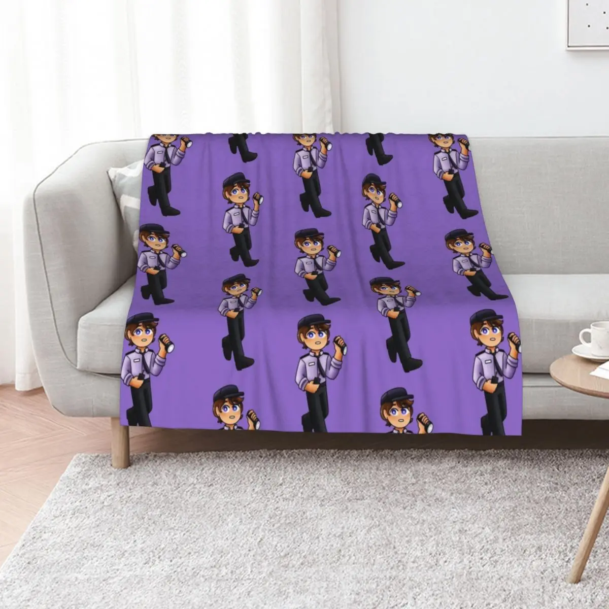 

Michael Afton Throw Blanket For Sofa Thin Loose Flannel Fabric Flannel Blankets