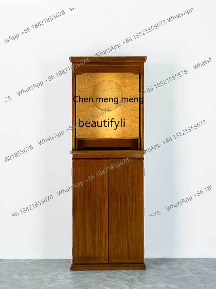 c139 New Chinese Style Clothes Closet Household Economical Altar Altar Buddha Shrine God of Wealth Cabinet