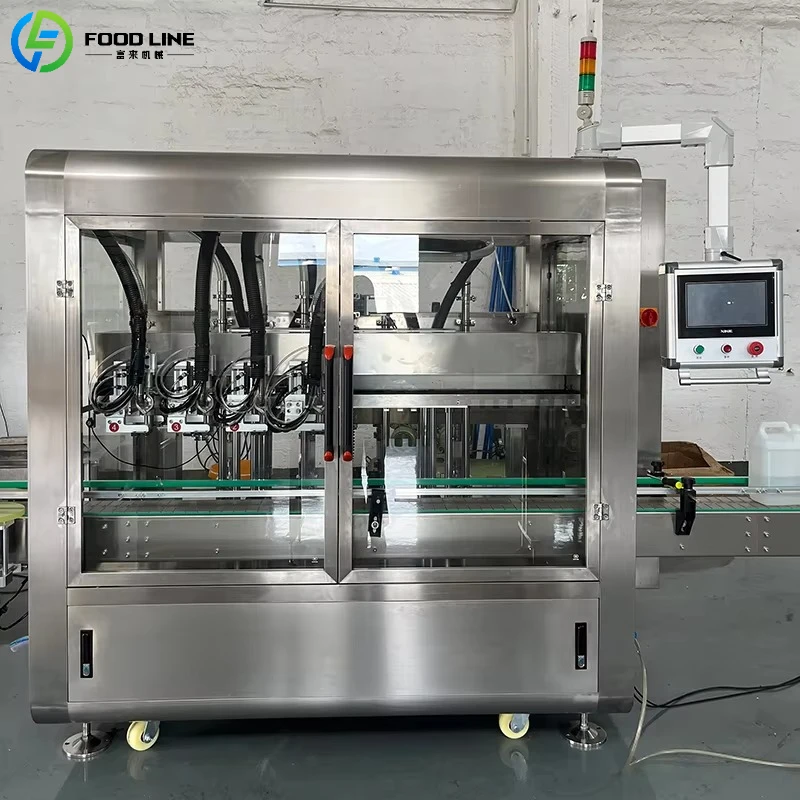 Customized Full Automatic Paste Filling Machine with Conveyor Belt Linear Type Filling Equipment for Chili Sauce Jam