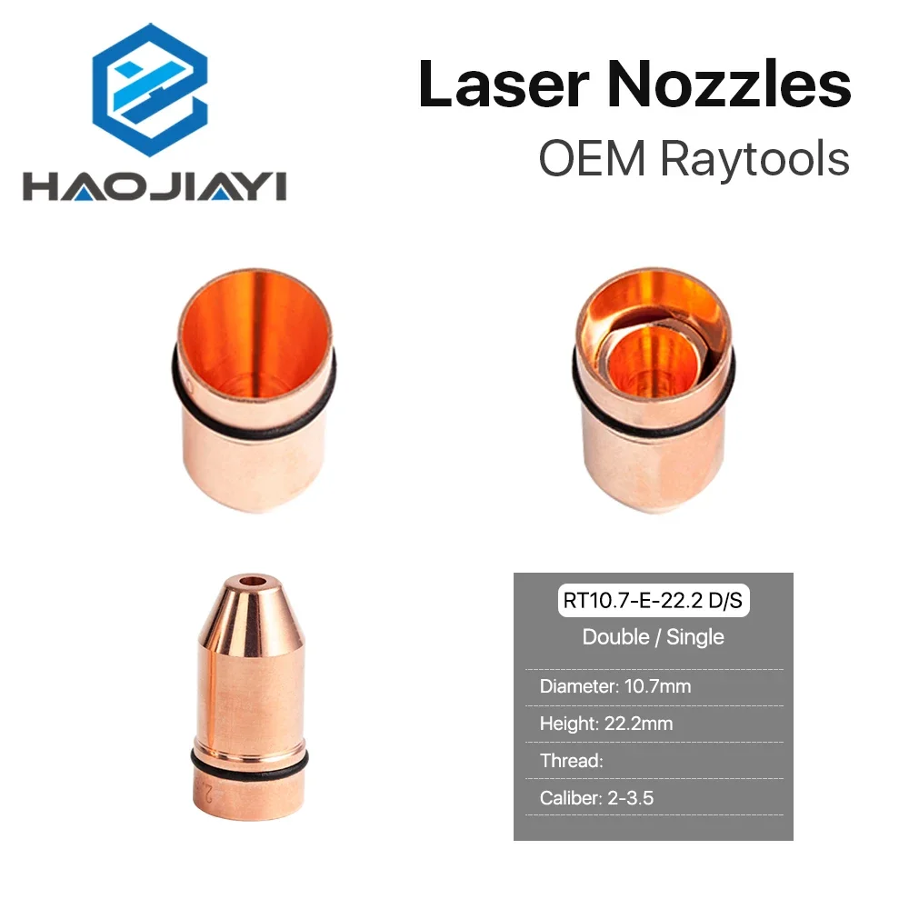 Bullet Laser Nozzle Single/Double Layer Caliber 0.8 - 4.0 For CINCINNATI Lasermech Fiber Laser Cutting Machine 1064nm