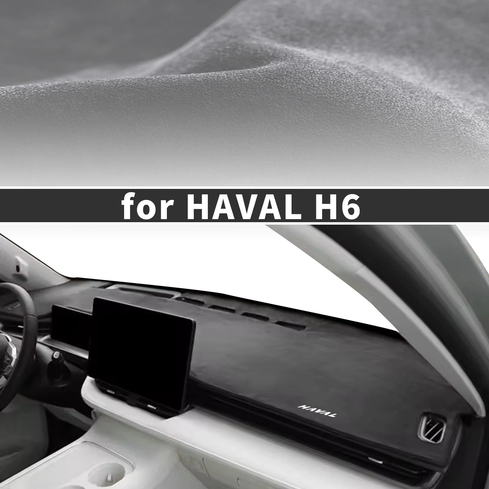 for HAVAL H6 2026-2021 GT PHEV H6S New H6 4th Accessories Dashmat Protective Carpet Leather Dashboard Cover Pad DashMat Sunshade