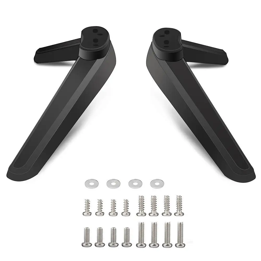 

Universal TV Stand Base 17-20mm VESA Mount Heavy Duty Steel Pedestal Feet With Tool-Free Installation For 26-75 Inch Screens Sam