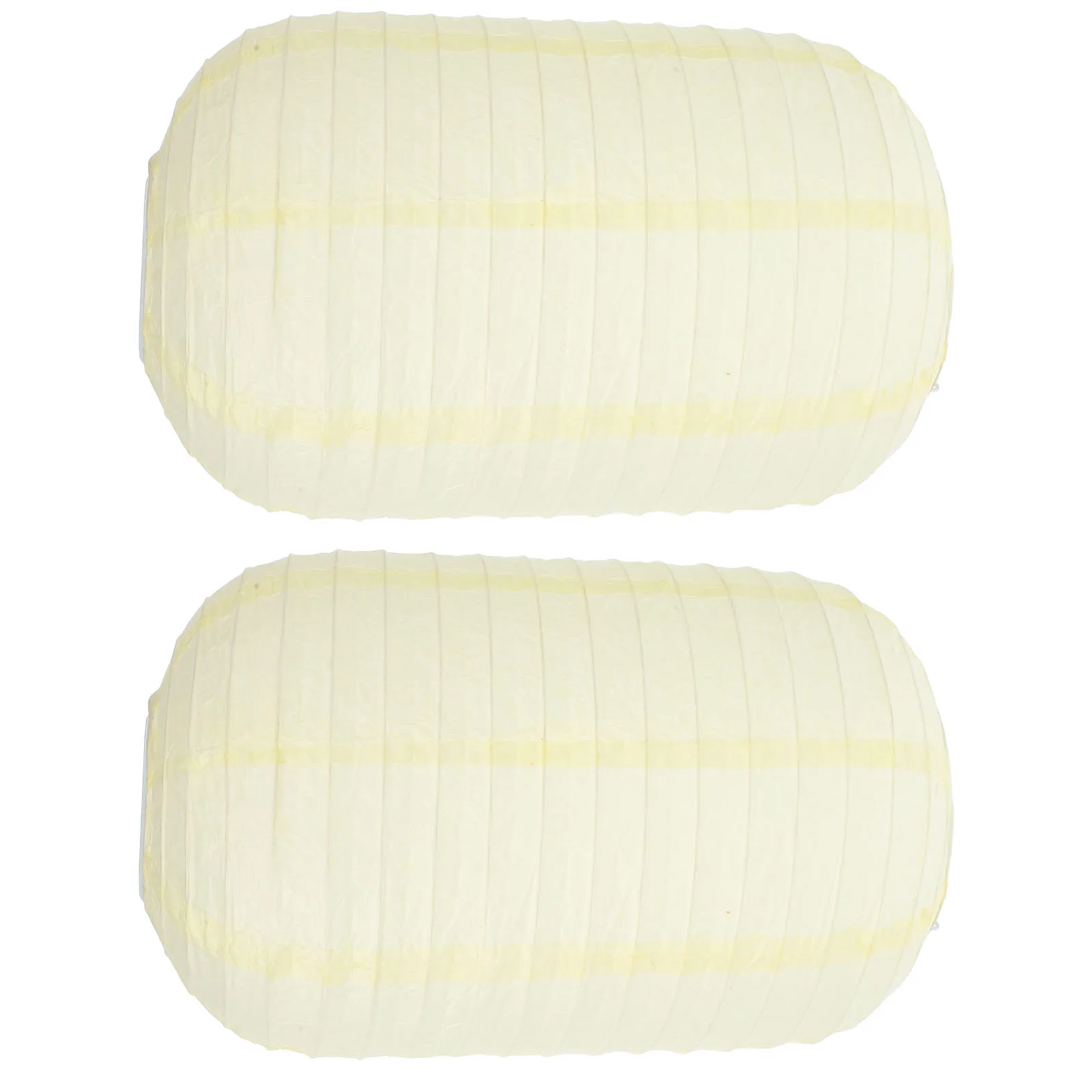 

2Pcs Winter Melon Style Lanterns Japanese Paper Foldable Decorative Outdoor Lantern for Restaurant Party Festival Home Hanging