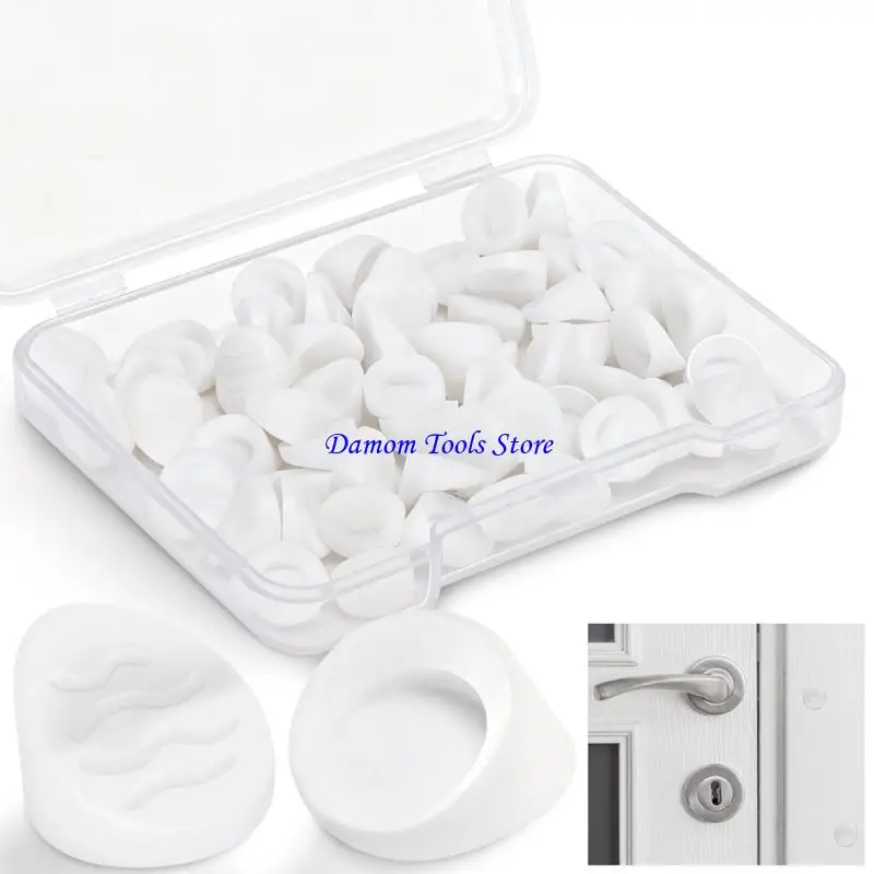 57BE 100Pcs Soft Silicone Screw Hole Fillers Round Entry Door Plug Doorway Window Screw Hole Inserts Easy To Install