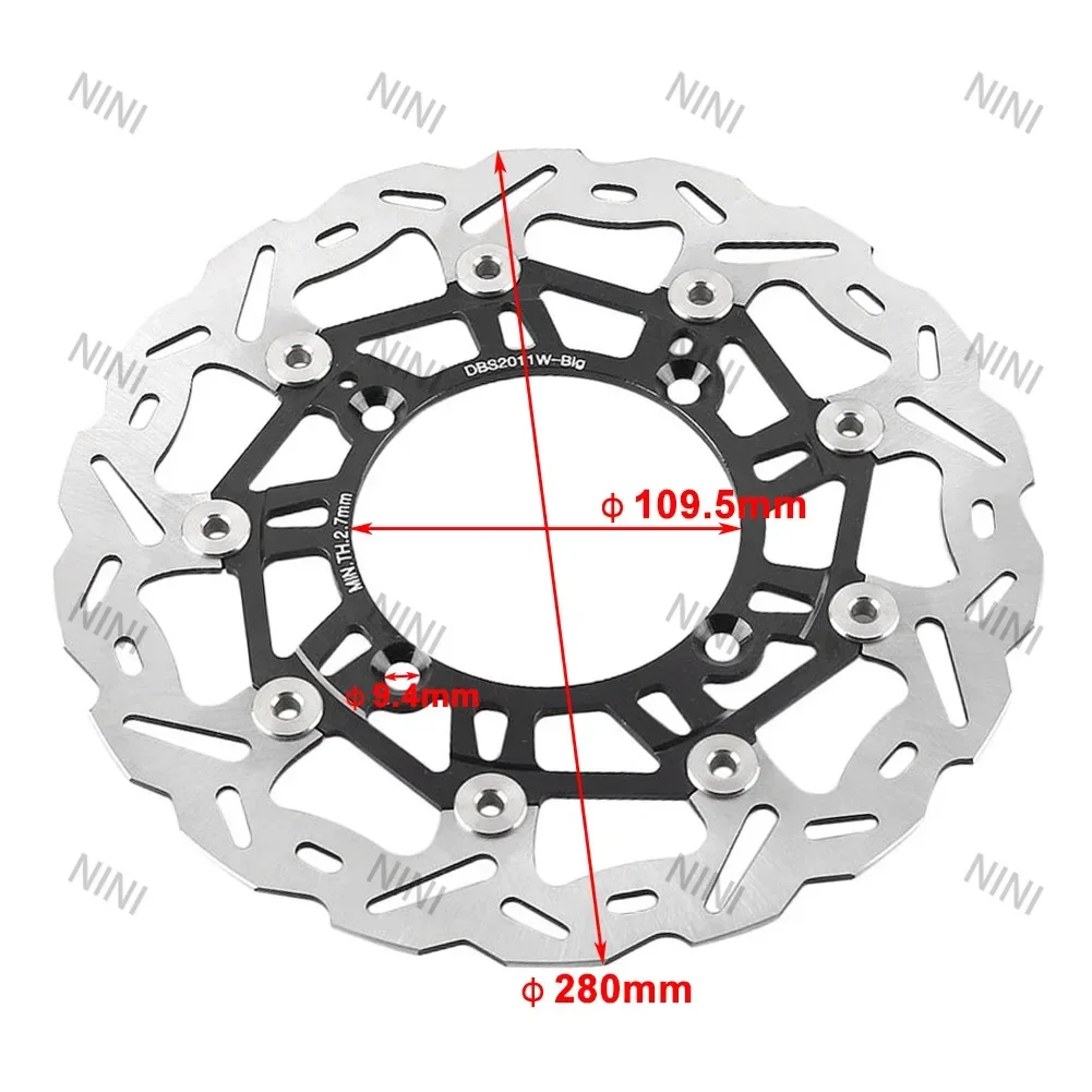 

Motorcycle For Kawasaki KX250 KX125 2006-2008 & KX450F KX250F 2006-2014 & KLX450R 2007-2016 Front Brake Disc Rotor Adaptor