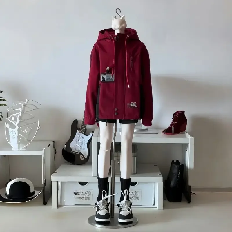 1/4 Doll's Clothes Suit for 45cm Bjd Doll Windbreaker Set Fat-fitting Play House Gift Dress Up Toys Doll Accessories, No Doll