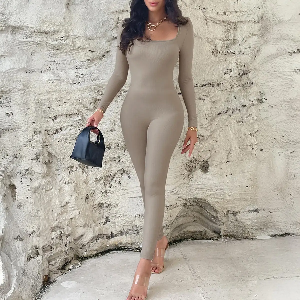 

Сексуальный костюм для йоги, спортивные цельные брюки, женские модные уличные длинные брюки с высокой талией, ткань из лайкры, весна-лето, независимые штаны...