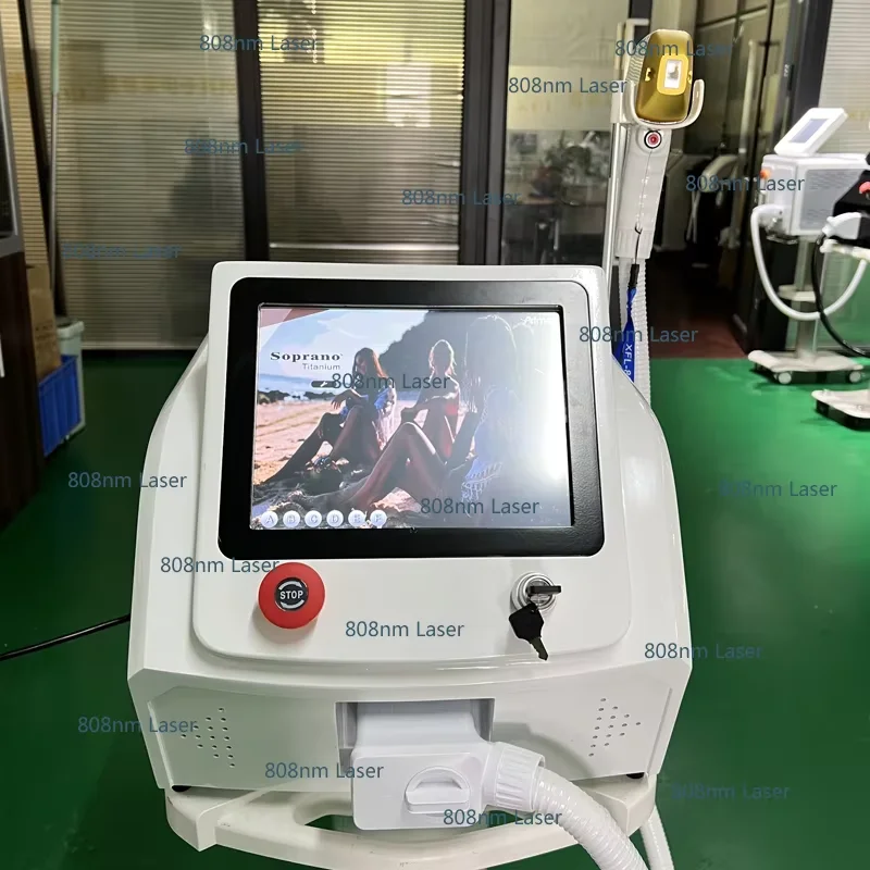 

2025 3500W Ice Platinum 808nm Diode Laser Hair Remo Machine Epilator 755 808 1064 Painless 3 Waves