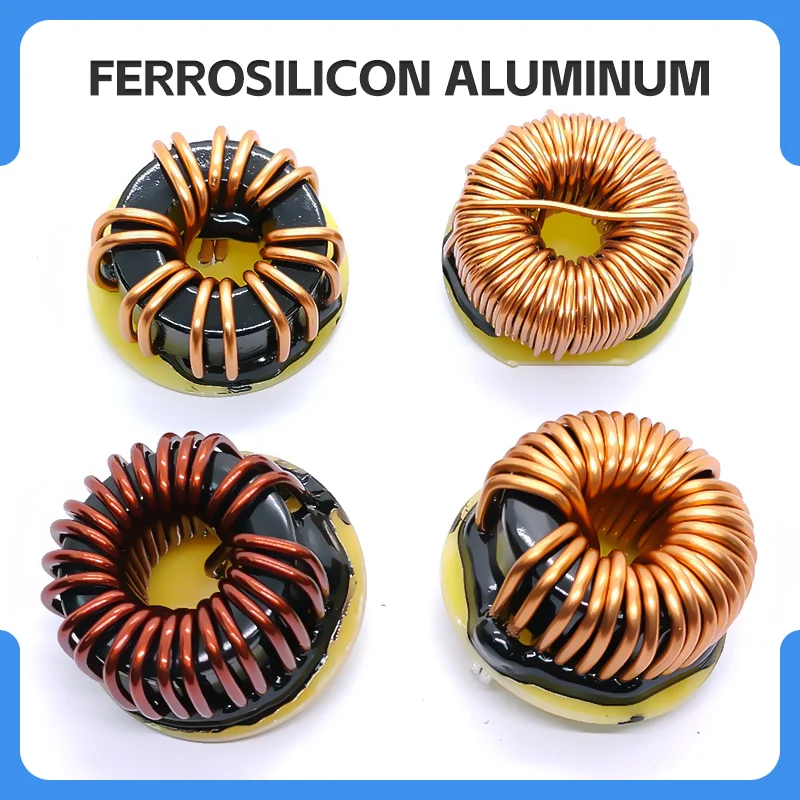 270125 Sendust Toroidal Inductor Horizontal Includes Base Pin Pitch PFC inductor, LC filter inductor DC-DC