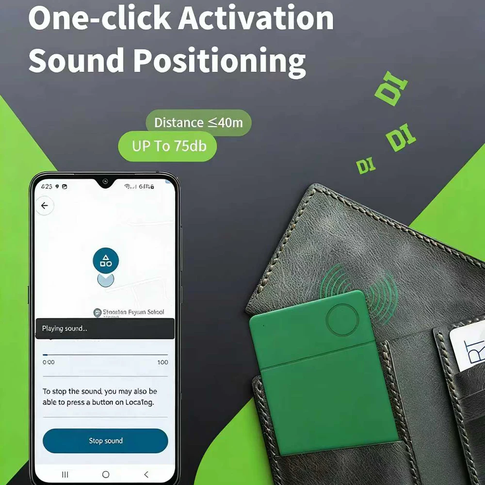 Recharging Card Long-Distance Tracker App Remote Locating Finder for Android Google Find Hub Smart Tag for Pixel Xiaomi Vivo GMS