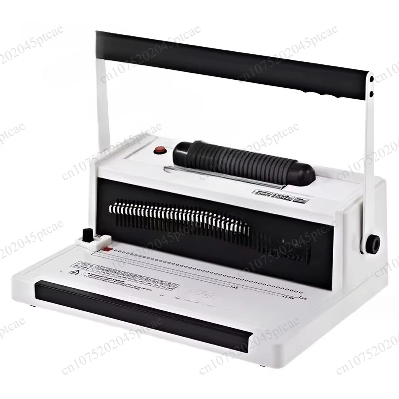 Calendar single roll spiral plastic wire binding machine S20A manual 46 hole adjustable A4 size below 300mm