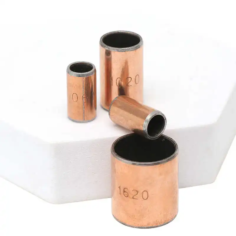 10pcs/Set SF-1 Oil-Free Copper Sleeve Self-Lubricating Composite Bearing Bushings ID 3mm-8mm OD 5mm-9mm for Shaft