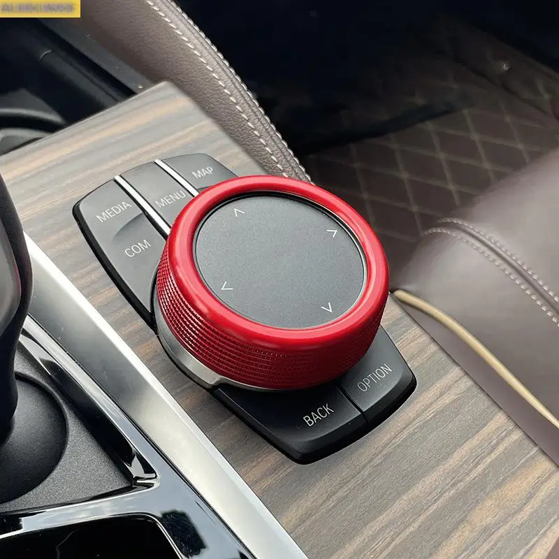 Suitable Fit for BMW 3 GT F30 F31 5 F10 F11 7 Series F01 F02 X3 F25 X4 Multimedia Knob Decoration Cover car Accessories