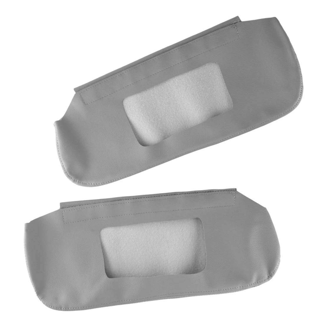 1 Pair Front Left & Right Sun Visor Cover Trim Skin Fit for Chevrolet Camaro Pontiac Firebird 1993-1999 2000 2001 2002 Gray