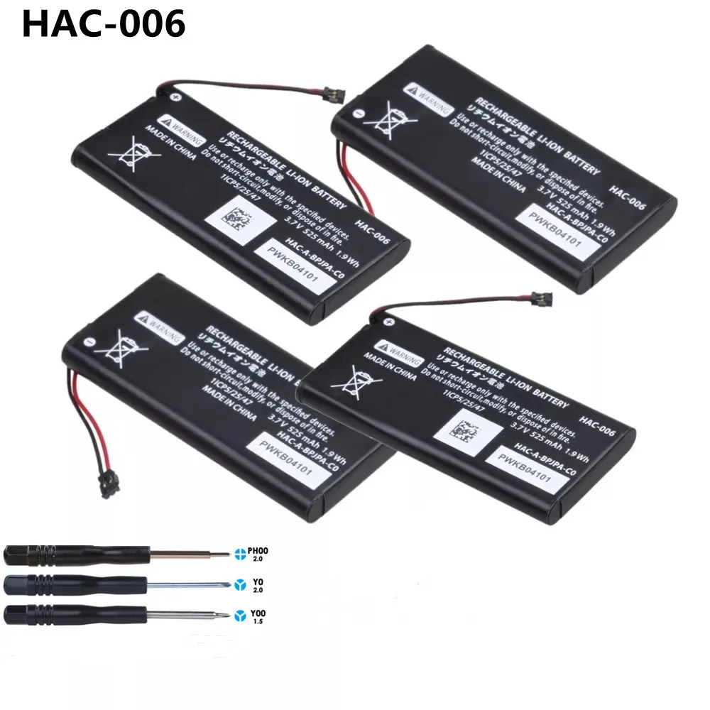 

HAC-006 Battery HAC-BPJPA-C0 HAC-015/016 HAC-A-JCL-C0 HAC-A-JCR-C0 For Nintendo Switch Ns Joy-Con Controller Batteria 525mAh