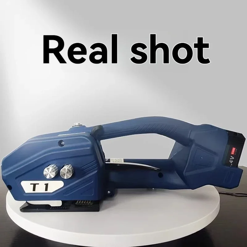 Integrated welding and strapping machine,strapping tensioner and sealer,fully automatic hot-melt lithium-battery strapping tool