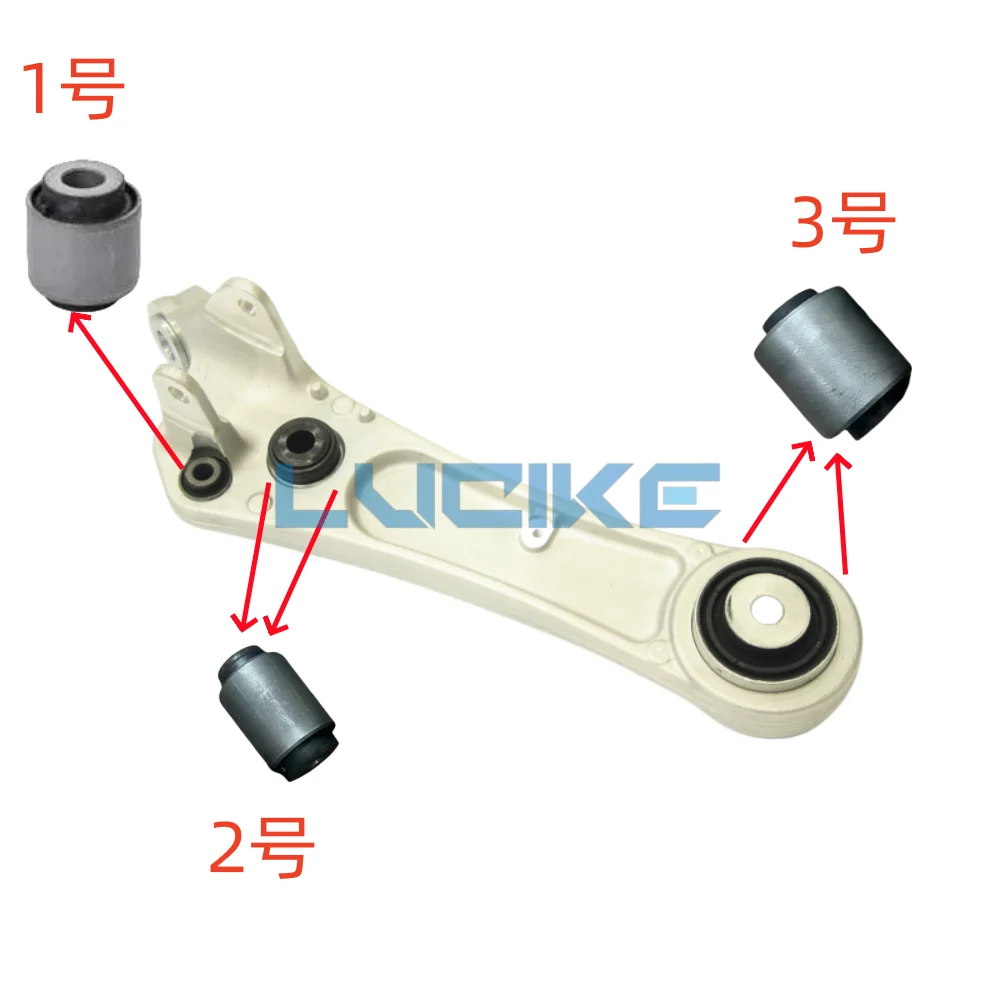 Front Lower Control Arm Kit For Jaguar F-TYPE X152 2WD T2R5950 T2R18865 T2R18064 T2R18062 Individual Rubber Sleeve