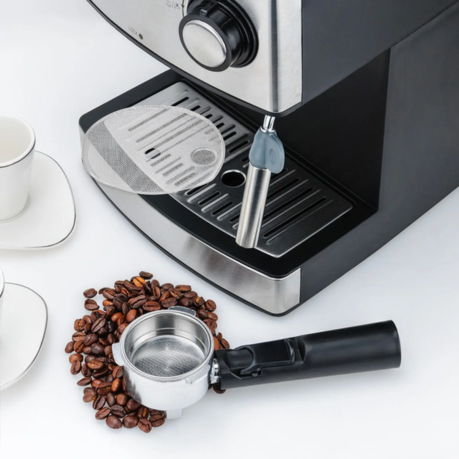 

5 Pcs Fine Press Filter Coffee Accessories Reusable Mesh Cold Brew Stainless Steel Maker Filters