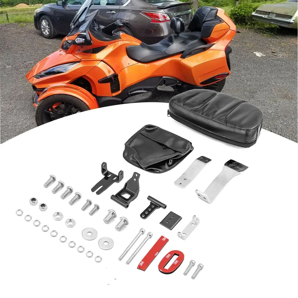

For Can-Am Spyder F3 F3-S F3-T RT RT-3 Roadster SE6 Limited Driver Backrest Oval Pad Smart Mount Backrest Motorcycle Accessories