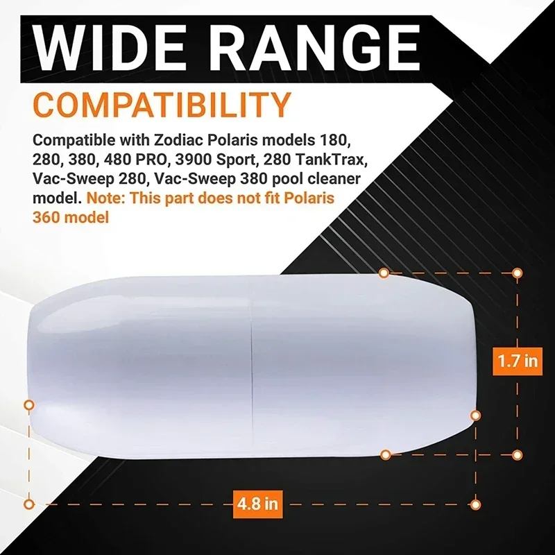 1pc D10 Pool Cleaner Feed Hose Float Replacement Parts Accessories For Polaris Zodiac Pool Cleaner Models 3900 180 280 380
