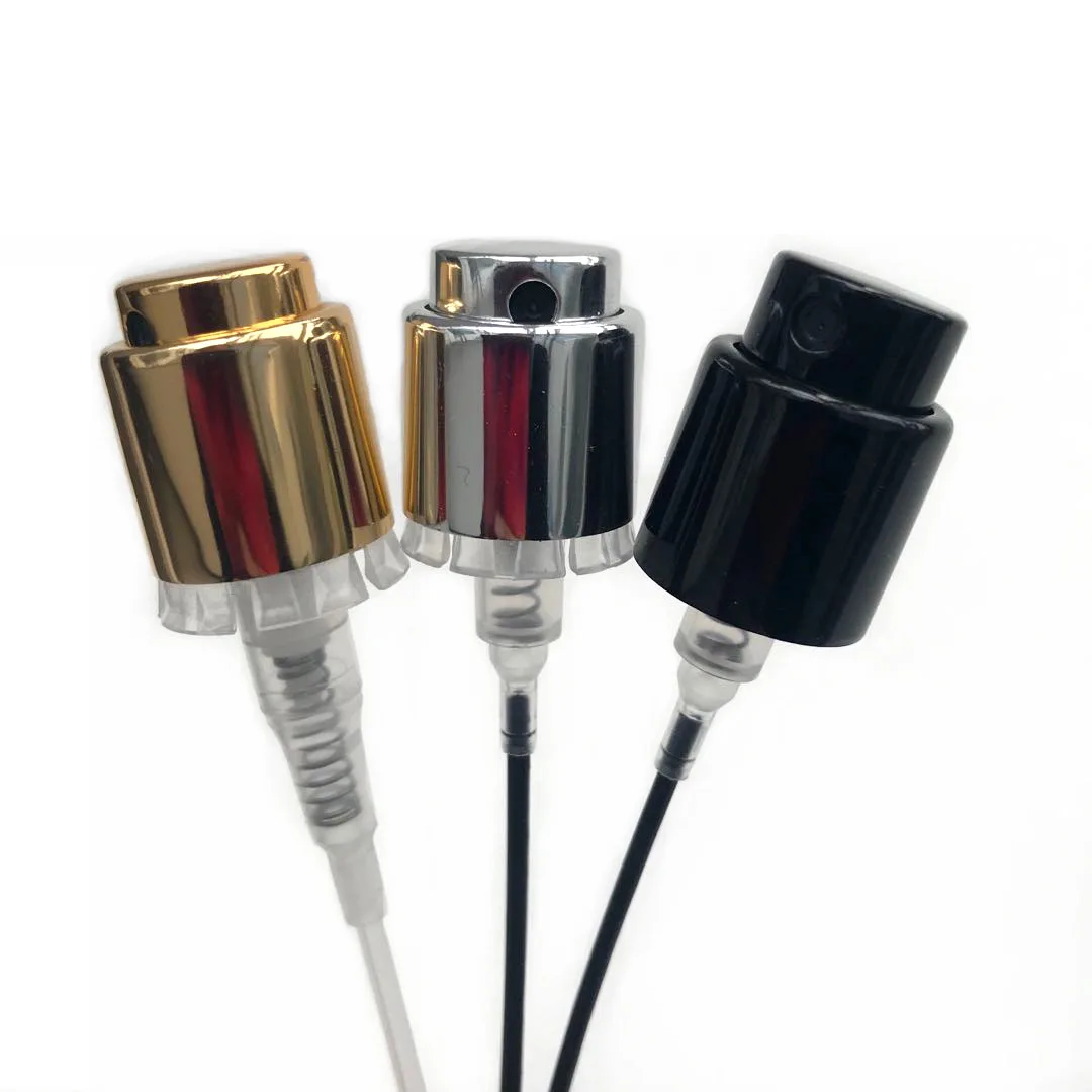 陽極酸化アルミニウムノズルスプレーヘッド,化粧品香水ポンプ,15mmボトルに使用,13 15 r 20r,50個/バッチ