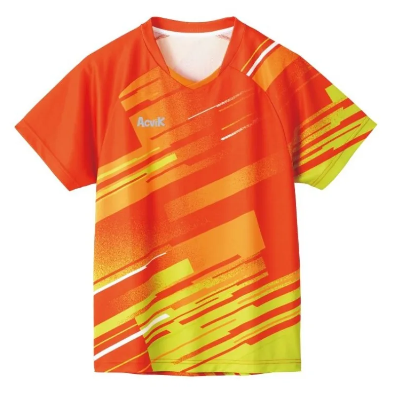 2024 nuova uniforme da ping pong Unisex con maniche corte sportive stampate che assorbono il sudore e ad asciugatura rapida