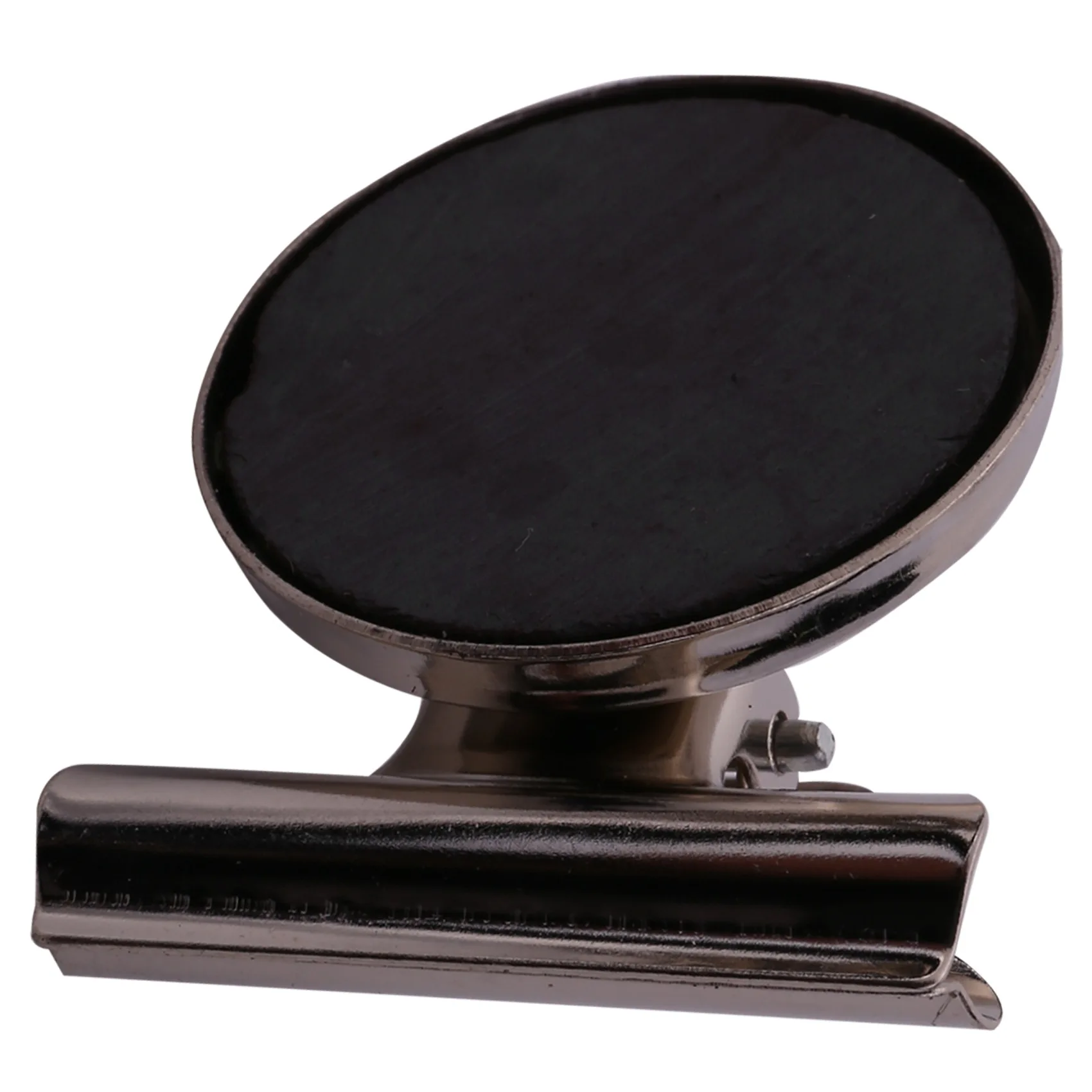 Prata Clip parede magnética para geladeira, nota Memo e titular da mensagem, 3cm, 5PCs