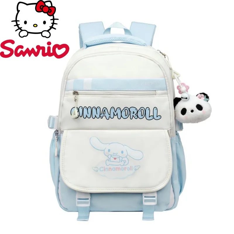 

Cinnamoroll New Girls School Bag Luxury Brand Fashion Girls Backpack Grades 3-6 Lightweight Student Backpack High Quality