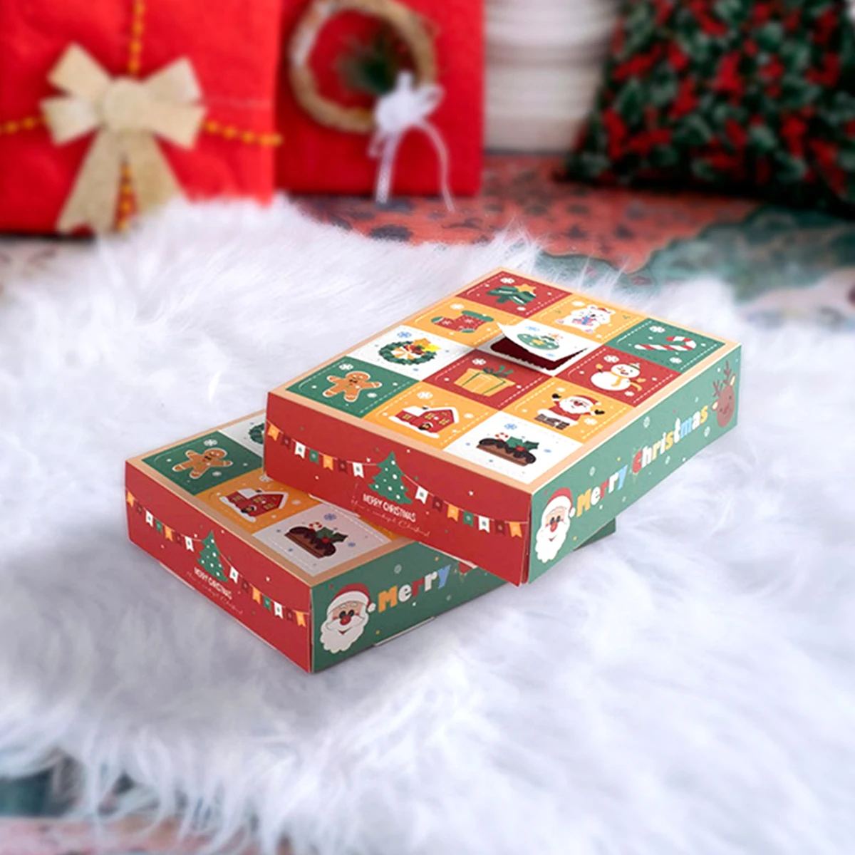 صندوق ورقي قابل للطي هدية ممتعة للثقب