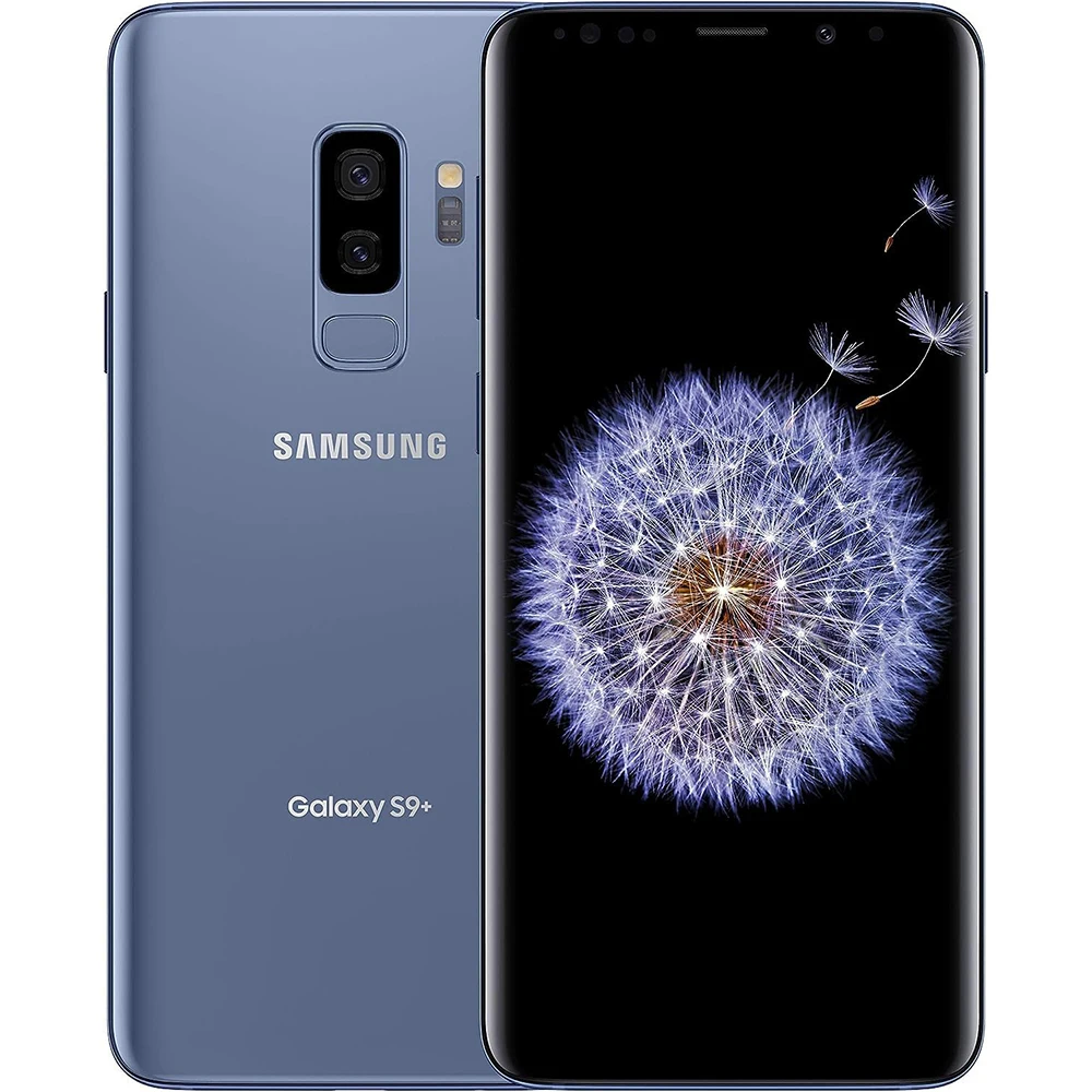 Samsung Galaxy S9 + S9 Plus téléphone Android intelligent d'occasion 95 nouveau processeur Snapdragon 6.2 pouces 6GB NFC 4GSamsung Smartphone 12MP3500mAh