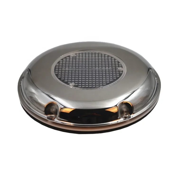 Stainless Steel Solar Powered Ventilation Fan With Rechargeable Battery And Switch