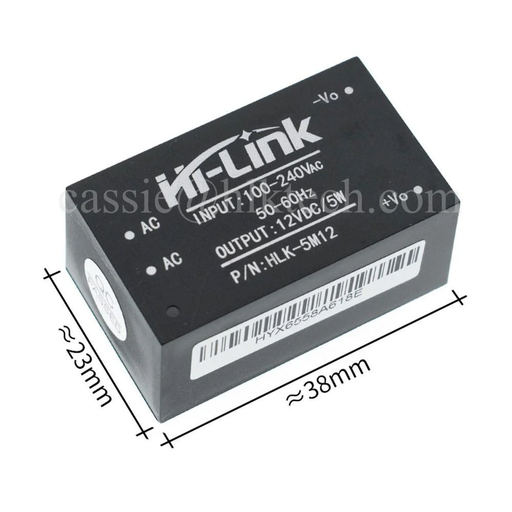 Hi-Link HLK-5M12 Power Line Communication Modem AC220V to DC12V Power 5W AC-DC Switching Power Supply Module HLK-5M12