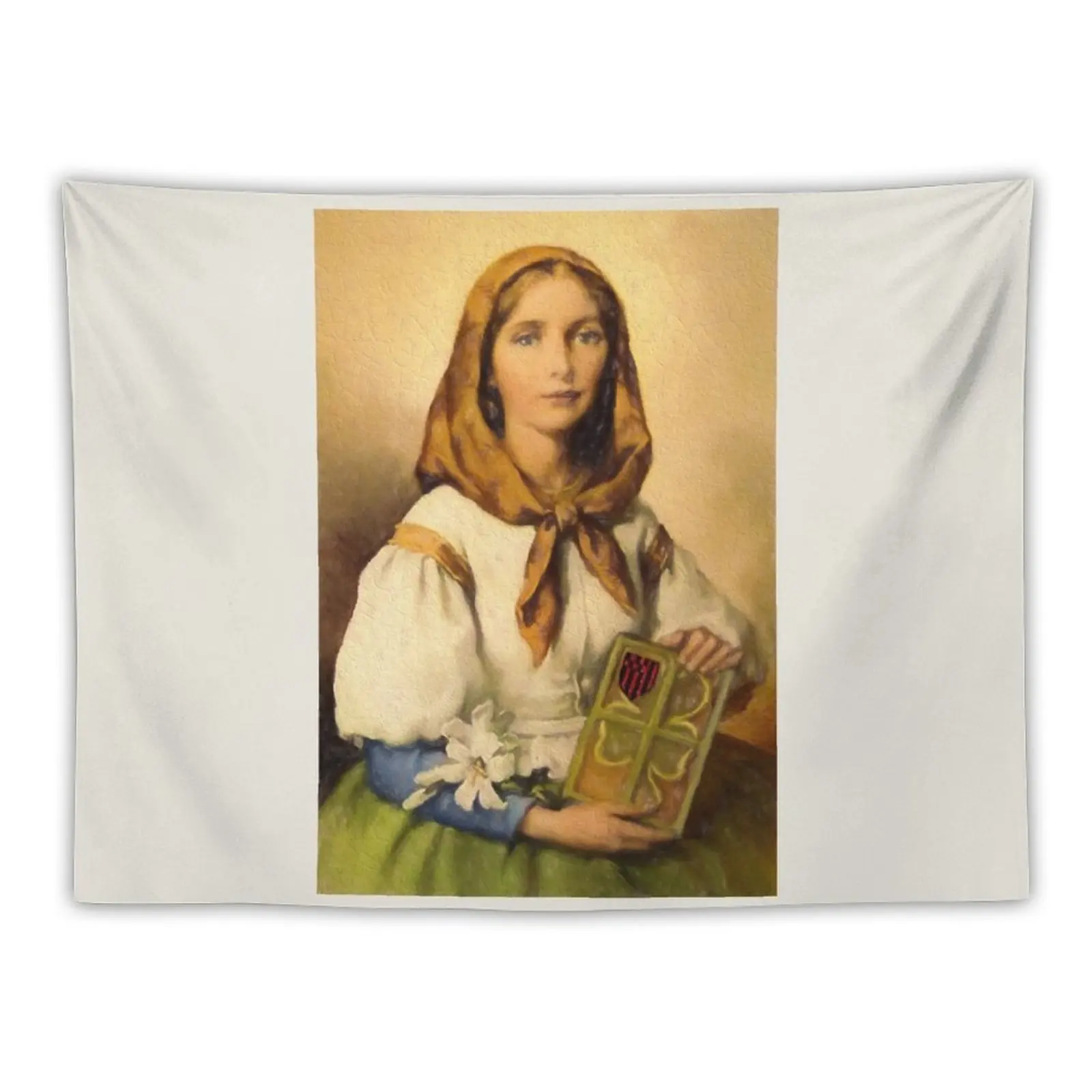 

New Saint Dymphna Tapestry Room Decor Aesthetic Wallpaper Bedroom Room Decoration Aesthetic Decoration For Rooms