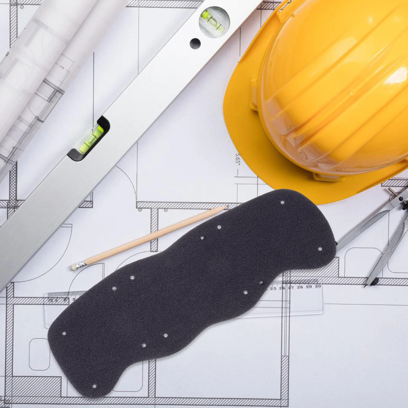 6pcs Sweat-absorbing Cap Lining Reusable Hard Hat Sweatband Worker Replacement Bands Front Safety Accessories