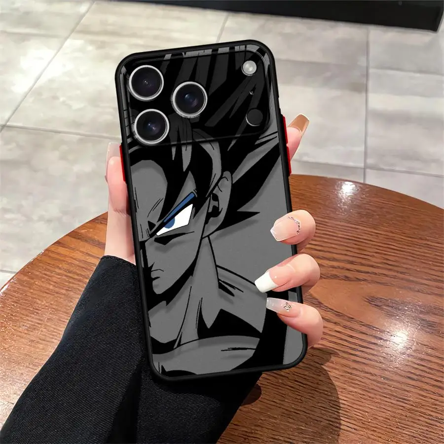 Case for iPhone 17 7 8 XS 12 15 Plus 16e 13 Mini 14 11 16 Pro Max Back Phone Cover Luxury D-Dragons Balls Gokus view 2