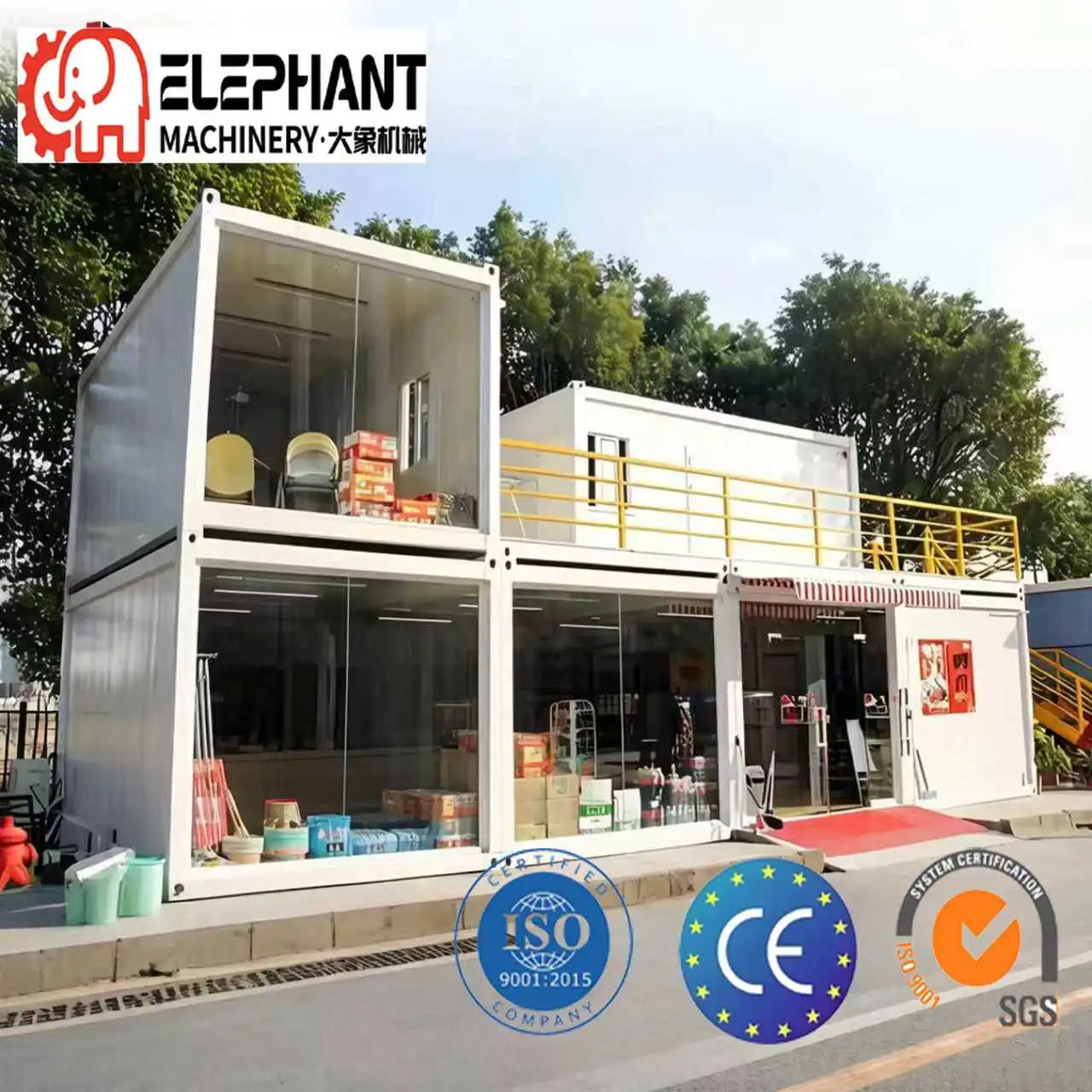 DX House Steel Structure Modular Prefabricated Villa Cottages Eco Friendly Fast Install Bathroom School Living Room Shop