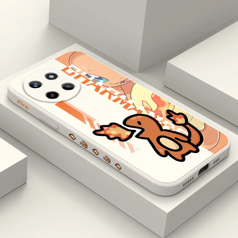 

Cute Little Dragon Phone Case For OPPO Realme 14 13 12 11 10 9 9i 8 8i 7 Pro Plus C35 C21Y C25Y C25 4G 5G Liquid Silicone Cover