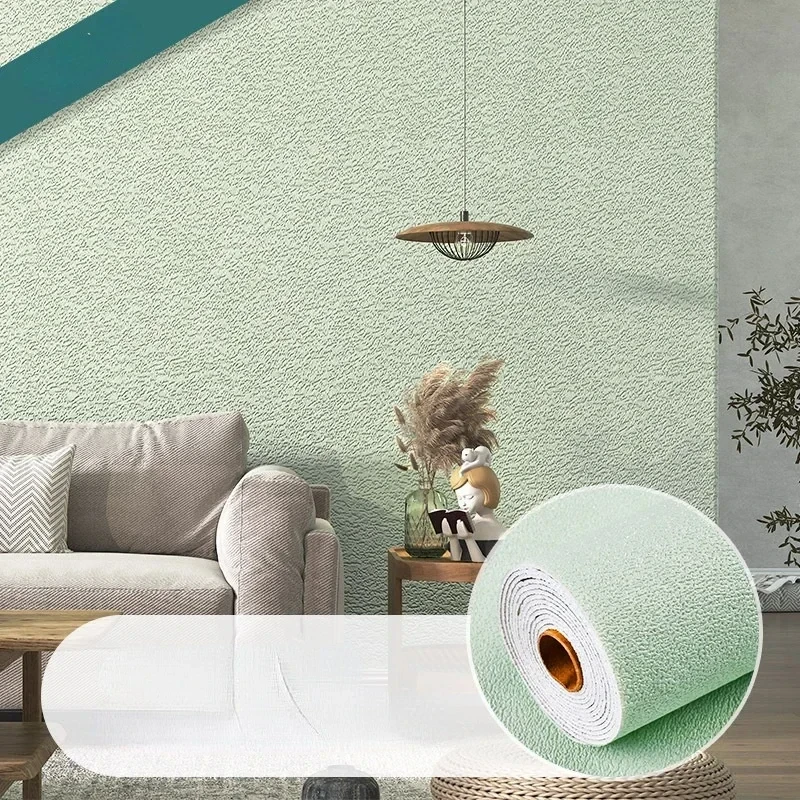 10m Self Adhesive 3D Wall Panel Wallpaper Foam Soundproof Waterproof 3D Wall Sticker New Design Bedroom Wallpaper Thickening image 3